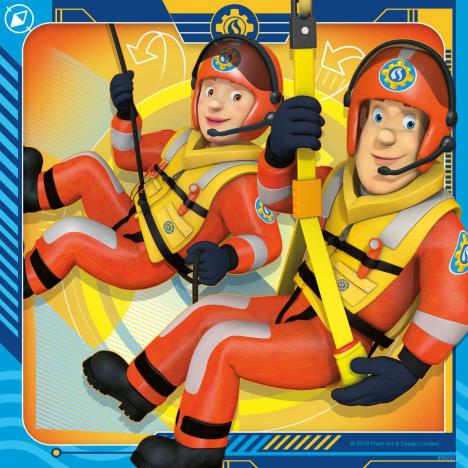 Fireman Sam 3 x 49pc Jigsaw Puzzles Extra Image 1